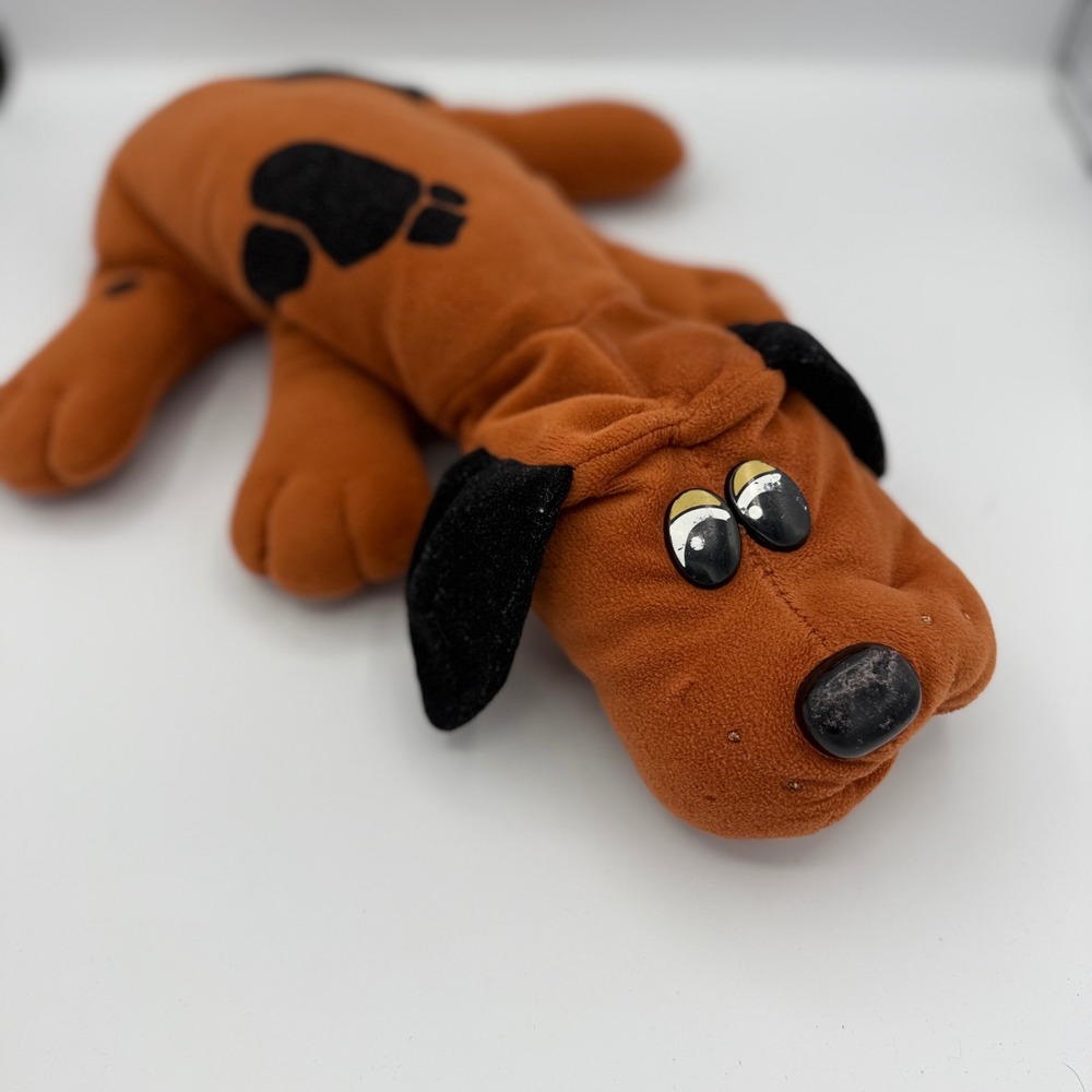 Pound Puppies Plush Stuffed Animal Unisex Medium Brown Vintage 80s Dog Toy